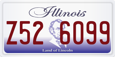 IL license plate Z526099