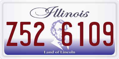 IL license plate Z526109