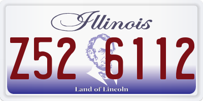 IL license plate Z526112
