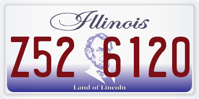 IL license plate Z526120