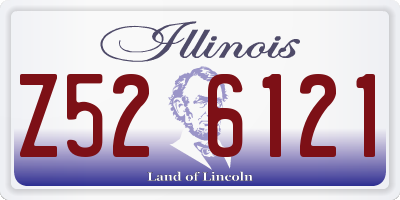 IL license plate Z526121