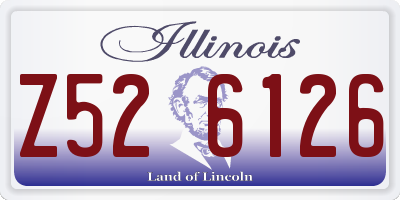 IL license plate Z526126