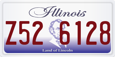 IL license plate Z526128