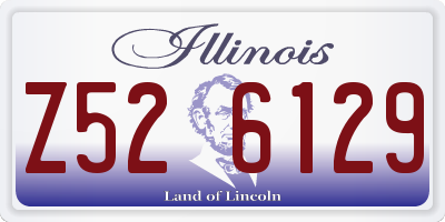 IL license plate Z526129