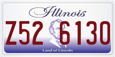 IL license plate Z526130