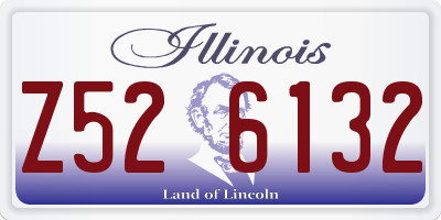 IL license plate Z526132