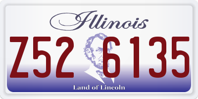 IL license plate Z526135
