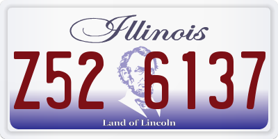 IL license plate Z526137