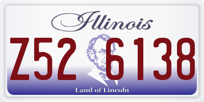 IL license plate Z526138