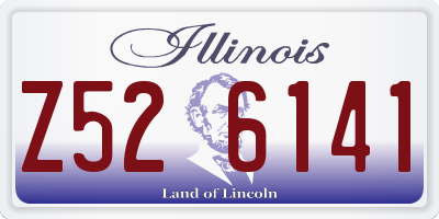 IL license plate Z526141