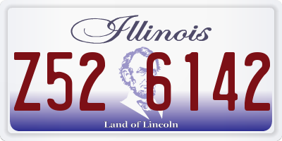 IL license plate Z526142