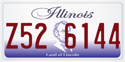 IL license plate Z526144