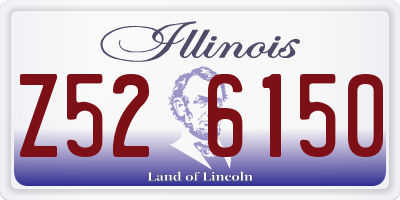 IL license plate Z526150