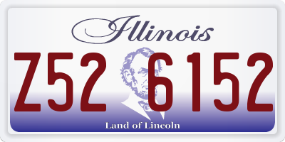 IL license plate Z526152
