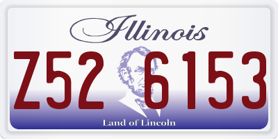 IL license plate Z526153