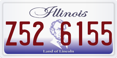 IL license plate Z526155
