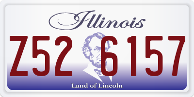 IL license plate Z526157