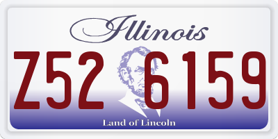 IL license plate Z526159