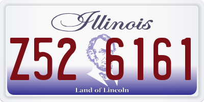 IL license plate Z526161