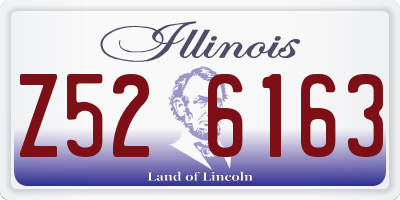 IL license plate Z526163
