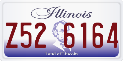 IL license plate Z526164