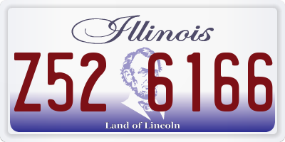 IL license plate Z526166
