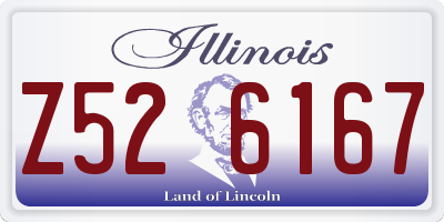 IL license plate Z526167