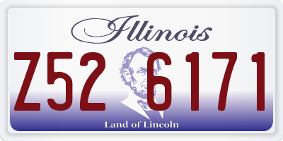 IL license plate Z526171
