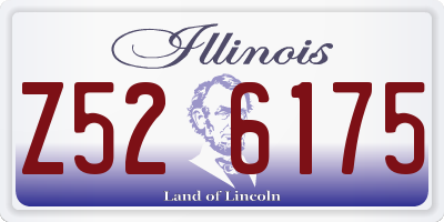 IL license plate Z526175