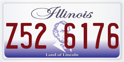 IL license plate Z526176