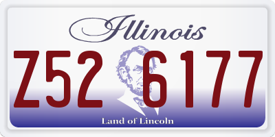 IL license plate Z526177