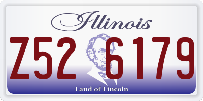 IL license plate Z526179