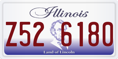 IL license plate Z526180