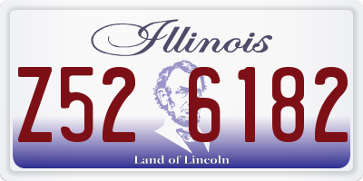 IL license plate Z526182