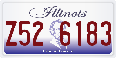 IL license plate Z526183