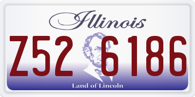 IL license plate Z526186