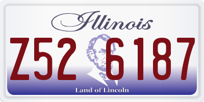 IL license plate Z526187