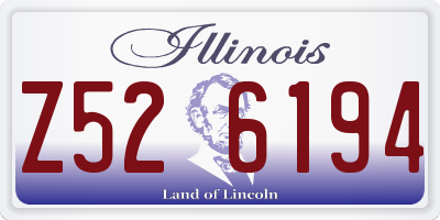 IL license plate Z526194