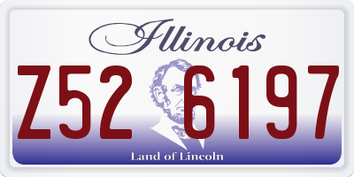 IL license plate Z526197