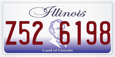 IL license plate Z526198