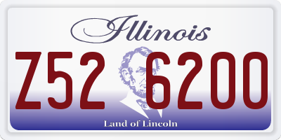 IL license plate Z526200