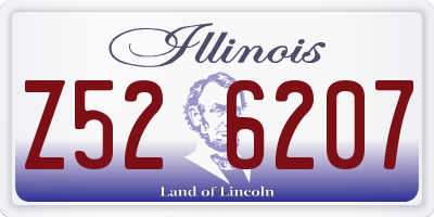 IL license plate Z526207