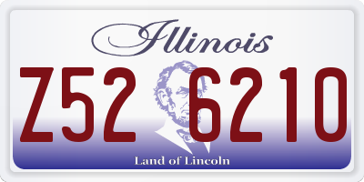 IL license plate Z526210