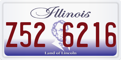 IL license plate Z526216