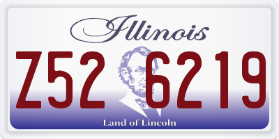 IL license plate Z526219