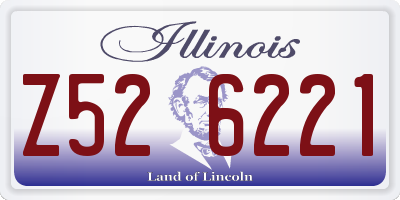 IL license plate Z526221
