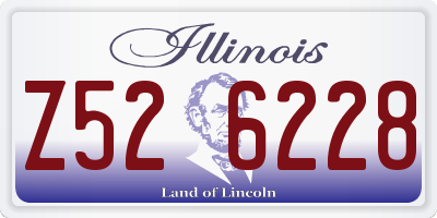 IL license plate Z526228