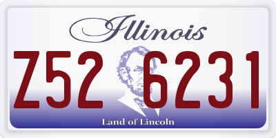 IL license plate Z526231