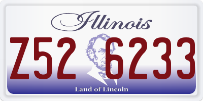 IL license plate Z526233