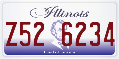 IL license plate Z526234